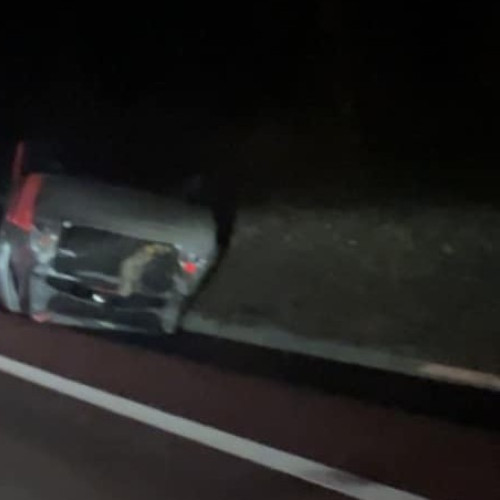 Accident rutier la Botoșani: o mașină s-a răsturnat pe drumul E58