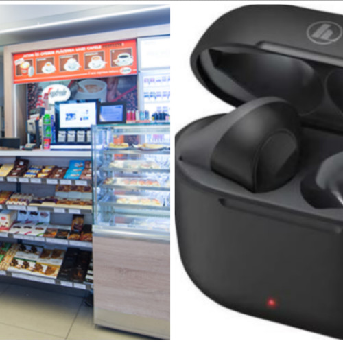 Clientă din Cluj-Napoca pleacă fără să plătească o pereche de căști de la o benzinărie