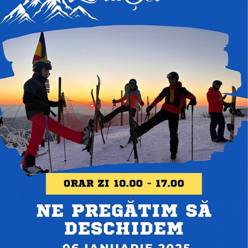 Sezonul de schi începe luni, 6 ianuarie!