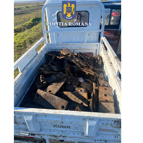 Bărbat prins cu componente feroviare furate în Constanța