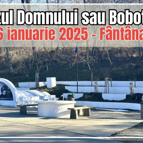 Slujbele de Bobotează în Comuna Aninoasa