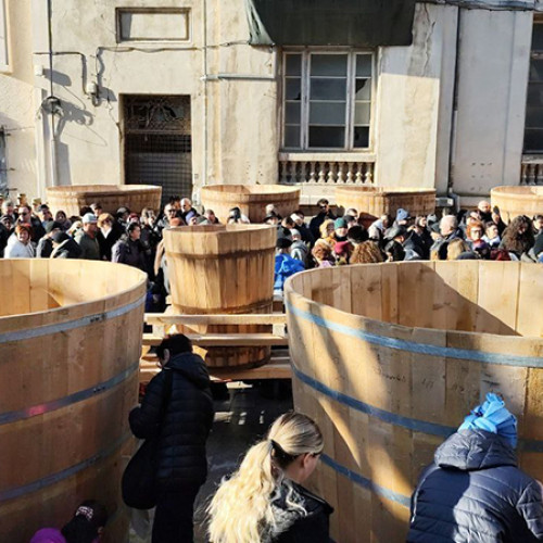 Procesiune de Bobotează în Constanța, cu participarea IPS Teodosie și a lui George Simion