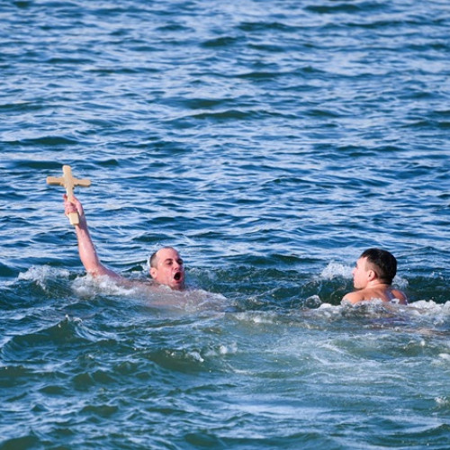 Slujba de sfințire a Aghiazmei Mari organizată de Primăria Medgidia