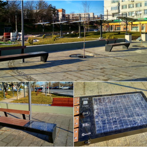 Parcul din Galati se imbunatateste cu banci inteligente si constructii noi