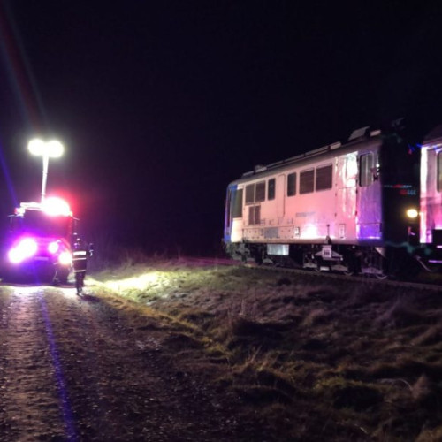 Accident feroviar în Costișa: Fără victime, doar pagube materiale