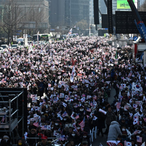 Bătălia simbolică din Coreea de Sud: Acuzații de insurecție și steaguri americane