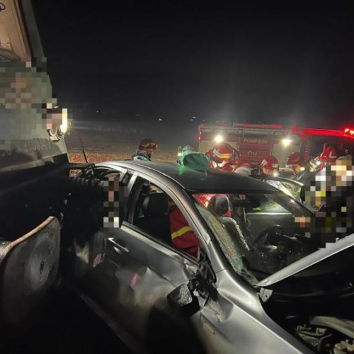 Accident rutier grav în Viisoara: o minora și o femeie rănite după coliziunea cu un tren