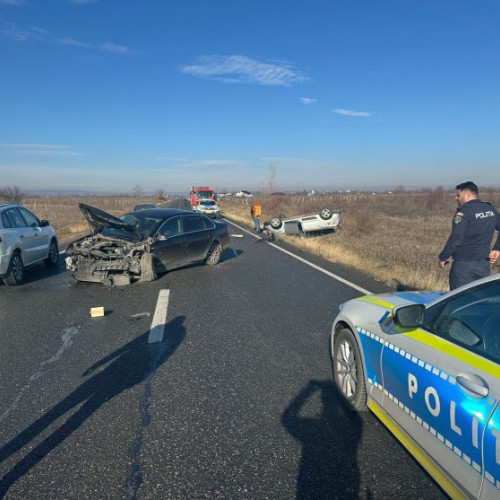Accident rutier pe DN 2D, în apropierea localității Bolotești