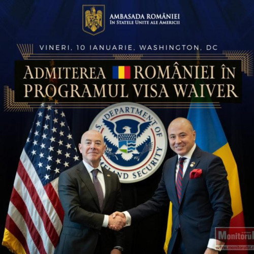 România devine parte a programului american de scutire de vize