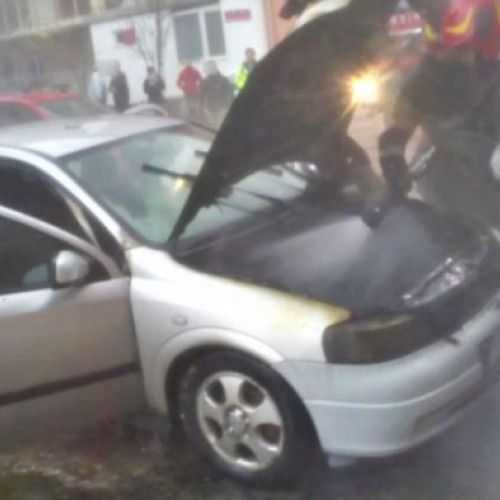 Incendiu pe Calea Victoriei din Turda