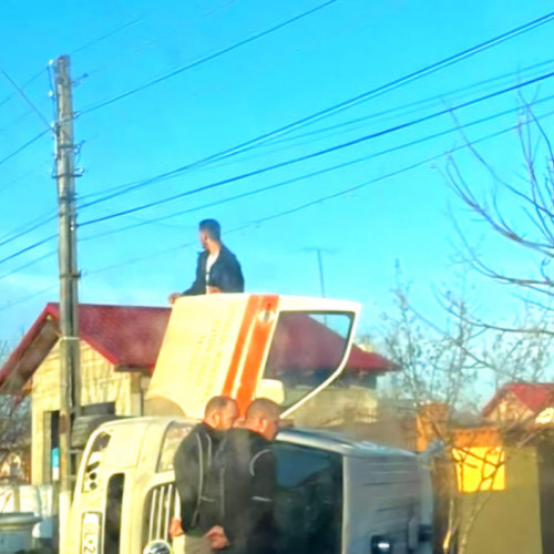 Accident rutier cu o ambulanță la Tecuci