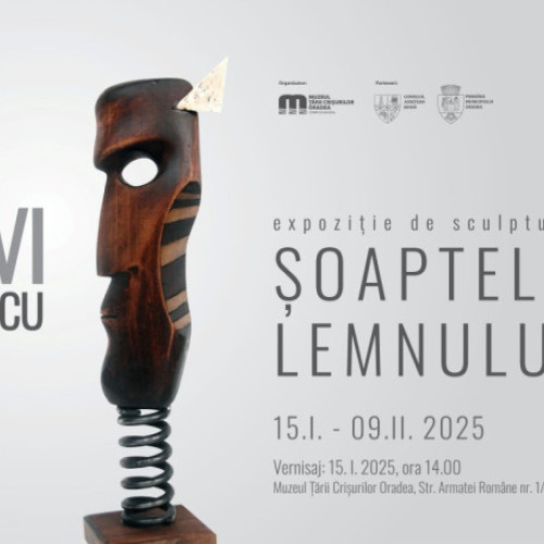 Vernisajul expoziției de sculptură &quot;Șoaptele lemnului&quot; la Muzeul Țării Crișurilor