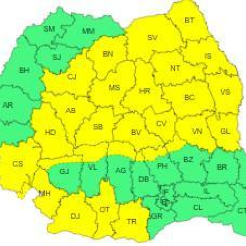 Atenționare meteorologică pentru județul Dâmbovița