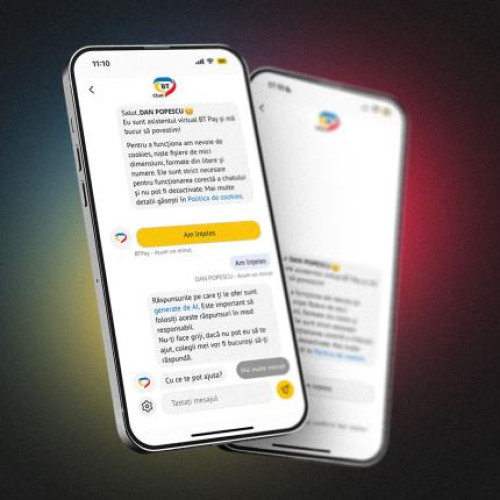 Banca Transilvania lansează un asistent virtual bazat pe inteligență artificială în aplicația BT Pay