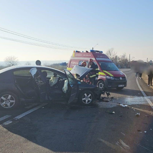 Accident rutier pe DN 6, în localitatea Simian