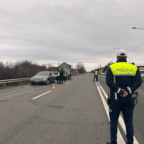 Acțiune comună a poliției pe Drumul Național 19A