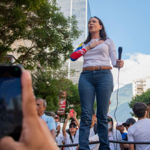 Maria Corina Machado, lidera opoziției din Venezuela, eliberată după reținere