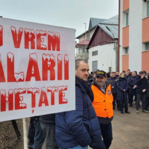 Protest al angajaților din Penitenciarul Botoșani față de Ordonanța "trenulet"