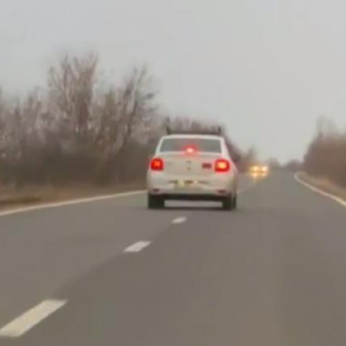 Incident rutier periculos în Cluj