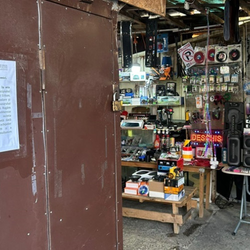 Demolarea bazarului de pe strada I.L. Caragiale din Constanța