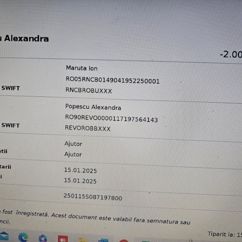 Ion Maruta și Andreea Maruta se implică pentru ajutorarea unei familii din Dobrița