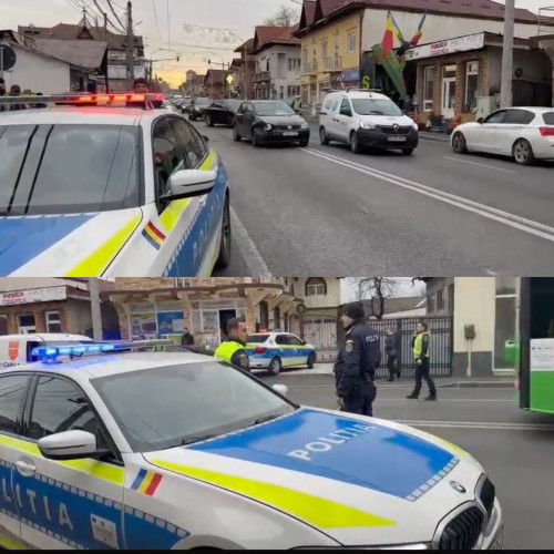 Accident rutier pe bulevardul Ecaterina Teodoroiu din Târgu Jiu