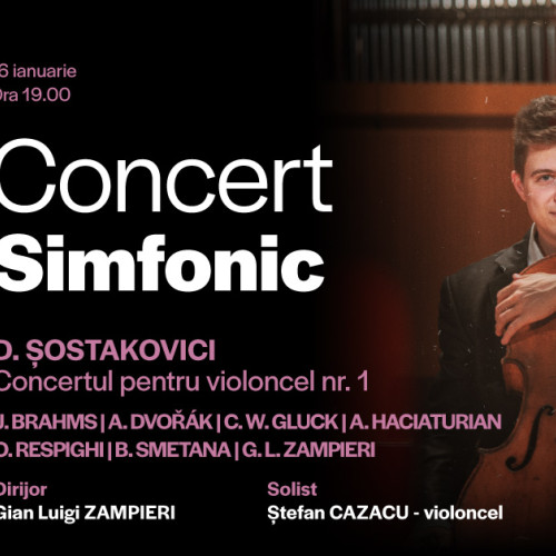 Concert de Jazz Simfonic și Concert Simfonic la Filarmonica Brașov