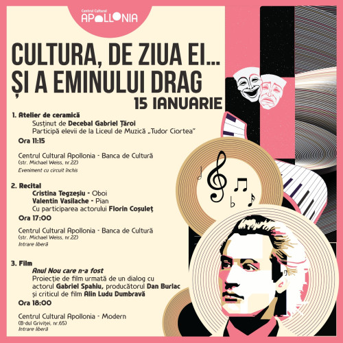 Eveniment cultural dedicat aniversării zilei culturii românești la Centrul Cultural Apollonia