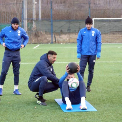 Prima sesiune de antrenament din 2025 pentru echipa Corvinul