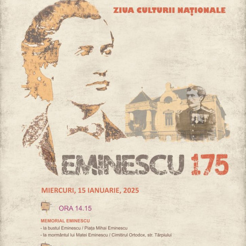 Eveniment dedicat poetului Mihai Eminescu