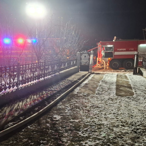 Incendiu în județul Botoșani la o locuință din Vorona Teodoru