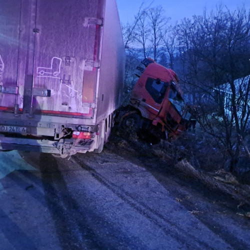 Accident rutier pe drumul național dintre Dorohoi și Darabani