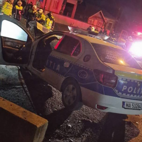 Accident terifiant la Vorona, doi polițiști răniți