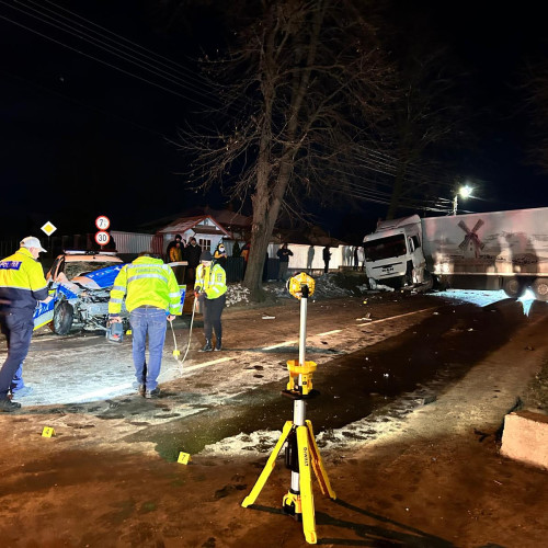 Accident grav în Vorona Mare: doi polițiști din Botoșani implicați