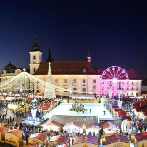 Târgul de Crăciun din Sibiu, impact economic record în 2024