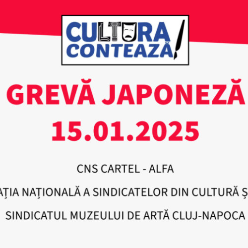 Sindicatul personalului Muzeului de Artă Cluj-Napoca se alătură protestului sectorului cultural