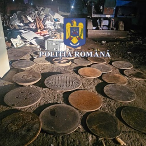 Bărbat arestat pentru furtul capacelor de canalizare în Constanța