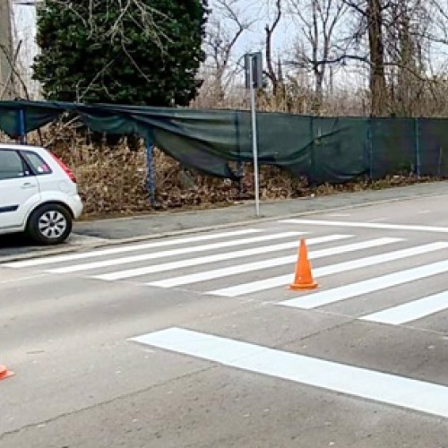 O nouă trecere de pietoni amenajată în Constanța