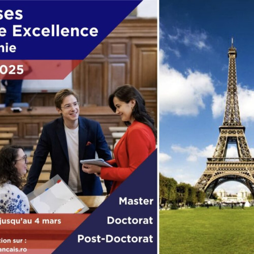 Guvernul francez oferă burse pentru studenții români