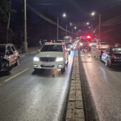 Accident rutier pe Calea Unirii, provocat de o soferita cu viteza excesiva