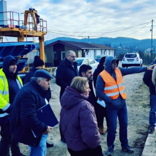 Inspectie a lucrărilor de reabilitare a infrastructurii de irigații la Dâmbovița