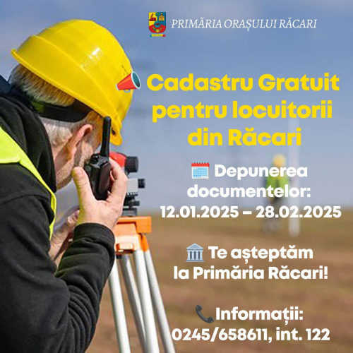 Racari primește finanțare pentru lucrările de cadastru