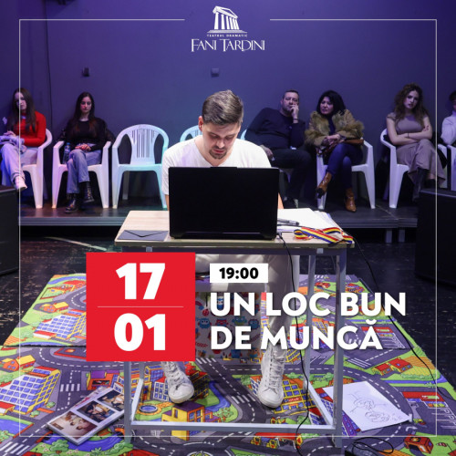 Monodrama lui Laurentiu Bobeica, o explorare a temelor contemporane, se joacă vineri