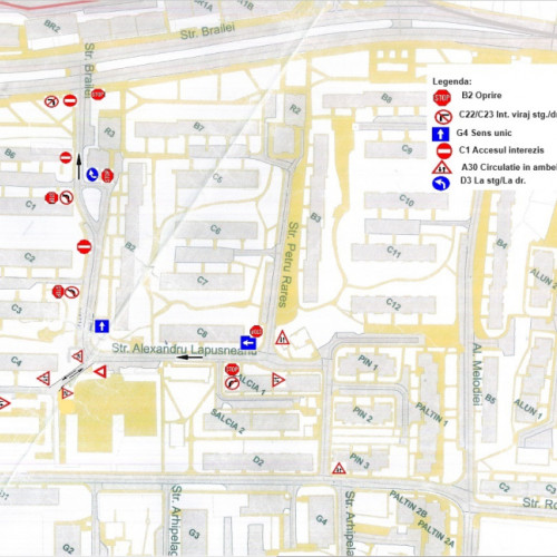 Harta rutieră a Galațiului se îmbogățește cu un sens unic