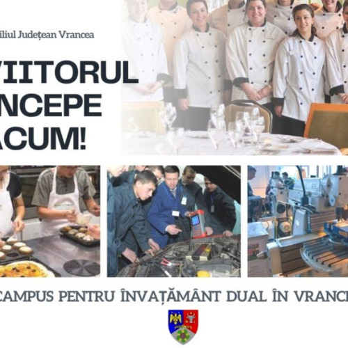 Consiliul Județean Vrancea a acordat bursele pentru elevii din învățământul dual