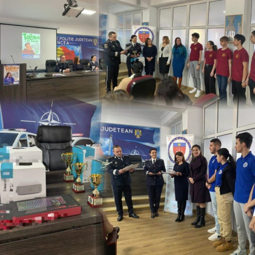 Premiile concursului &quot;Vocea ta e soluția&quot; la Inspectoratul de Poliție Vrancea