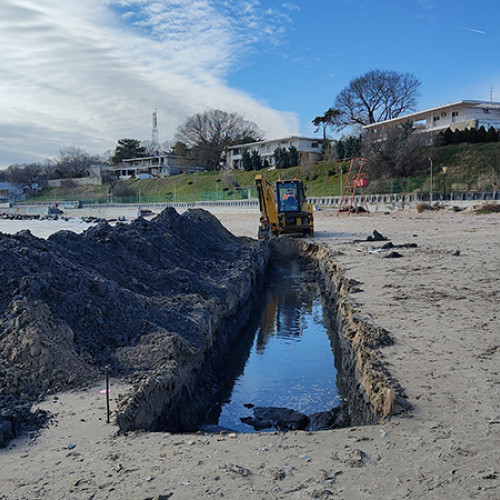 Lucrări de protecție costieră în Mangalia: începutul unui proiect ambițios