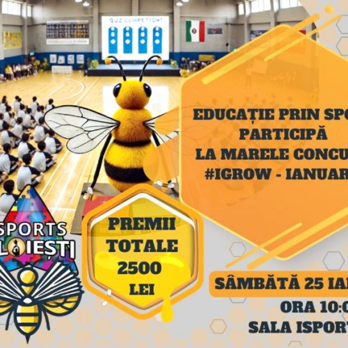 Ploiești: Programul "Educație prin Sport" îmbunătățește educația sportivă pentru juniori
