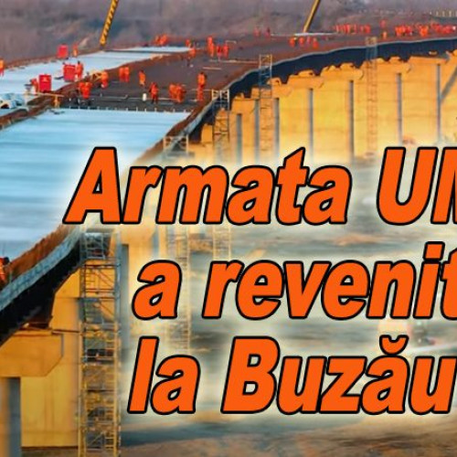 Primele imagini din 2025 pentru podul A7 peste râul Buzău