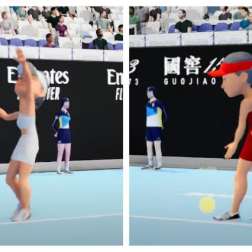 Turneul de tenis aduce inovații tehnologice cu avataruri animate